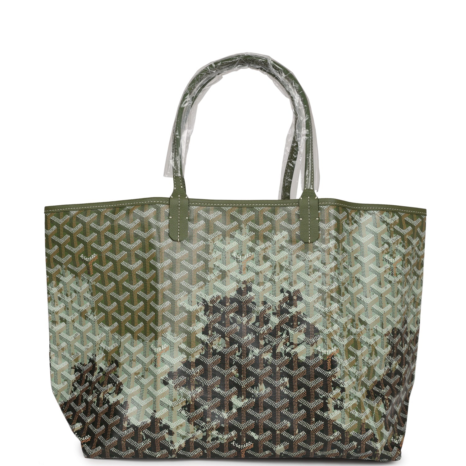 On Sale Goyard Canopee Green Goyardine St. Louis PM Palladium Hardware