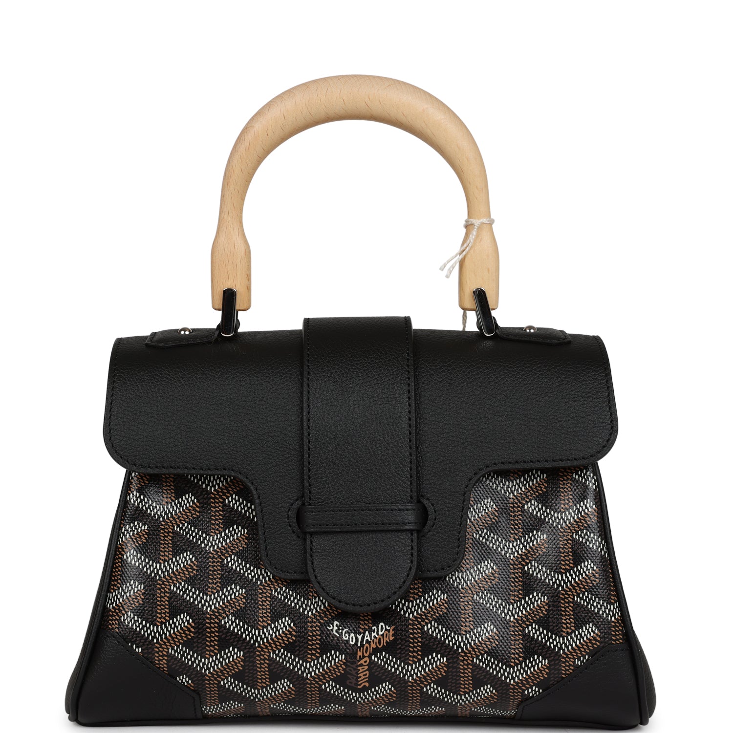 On Sale Goyard Saigon Souple Mini Black Goyardine Canvas Palladium Hardware